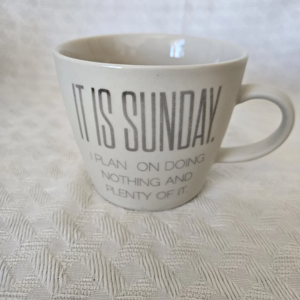 IT IS SUNDAY... Ceramic Mug - Picture 3 of 5
